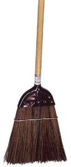 Weiler - 55" OAL Palmyra Bristle Corn Broom - 10" Bristle Length, 12" Wide - USA Tool & Supply