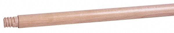 Weiler - 72 x 15/16" Wood Handle for Floor Brushes & Garage Brushes - Threaded Connection, Tan - USA Tool & Supply