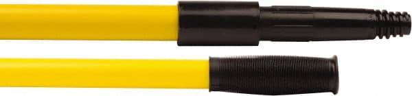 Weiler - 60 x 0.0833" Fiberglass Handle for Tapered or Threaded Holes - Threaded Connection, Yellow - USA Tool & Supply