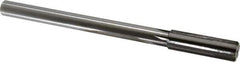 Made in USA - 3/4" Carbide-Tipped 6 Flute Chucking Reamer - Straight Flute, 5/8" Straight Shank, 2-1/2" Flute Length, 9-1/2" OAL - USA Tool & Supply