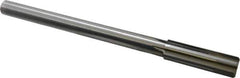 Made in USA - 0.764" Carbide-Tipped 6 Flute Chucking Reamer - Straight Flute, 5/8" Straight Shank, 2-1/2" Flute Length, 9-1/2" OAL - USA Tool & Supply