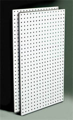 Triton - 24" Wide x 42-1/2" High Storage Peg Board - 2 Panels, Steel, White - USA Tool & Supply