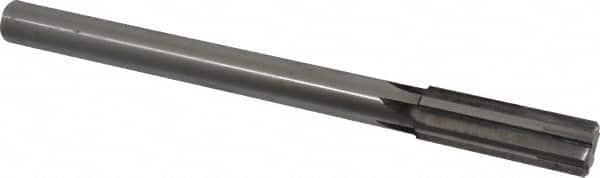 Made in USA - 0.874" Carbide-Tipped 6 Flute Chucking Reamer - USA Tool & Supply