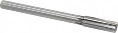 Made in USA - 0.876" Carbide-Tipped 6 Flute Chucking Reamer - USA Tool & Supply
