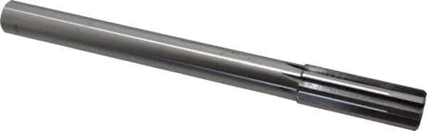 Made in USA - 1" Carbide-Tipped 8 Flute Chucking Reamer - Straight Flute, 7/8" Straight Shank, 2-3/4" Flute Length, 10-1/2" OAL - USA Tool & Supply
