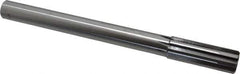 Made in USA - 1" Carbide-Tipped 8 Flute Chucking Reamer - Straight Flute, 7/8" Straight Shank, 2-3/4" Flute Length, 10-1/2" OAL - USA Tool & Supply