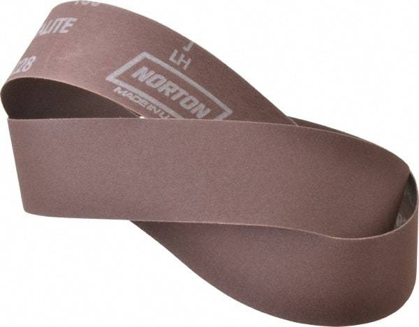 Norton - 2" Wide x 48" OAL, 150 Grit, Aluminum Oxide Abrasive Belt - Aluminum Oxide, Very Fine, Coated, Series R228 - USA Tool & Supply