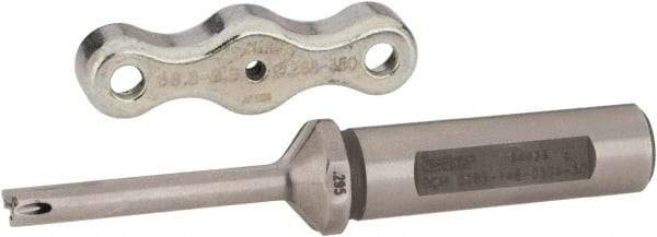 Iscar - 0.295 to 0.311" Diam, 5xD, 1.46" Max Depth, 1/2" Shank Diam, Replaceable Tip Drill - 8 Seat Size, DCM Toolholder, Series ChamDrill - USA Tool & Supply