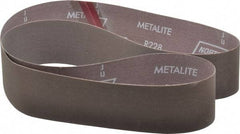 Norton - 2-1/2" Wide x 60" OAL, 320 Grit, Aluminum Oxide Abrasive Belt - Aluminum Oxide, Extra Fine, Coated, Series R228 - USA Tool & Supply