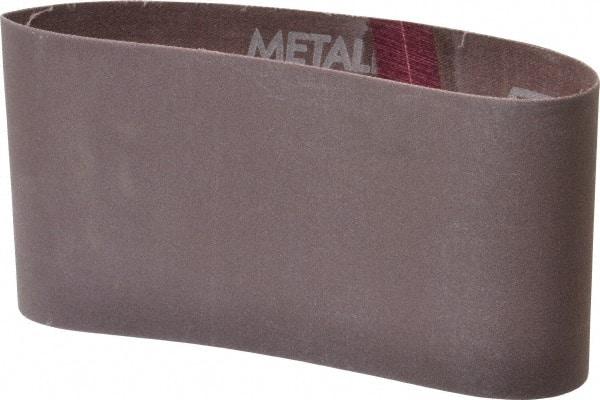 Norton - 3-1/2" Wide x 15-1/2" OAL, 220 Grit, Aluminum Oxide Abrasive Belt - Aluminum Oxide, Very Fine, Coated, Series R228 - USA Tool & Supply