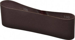 Norton - 3" Wide x 21" OAL, 150 Grit, Aluminum Oxide Abrasive Belt - Aluminum Oxide, Very Fine, Coated, Series R228 - USA Tool & Supply