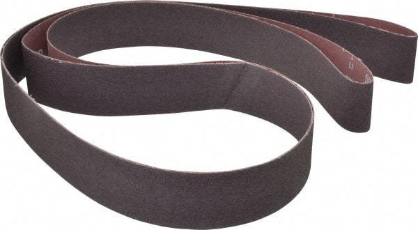 Norton - 2" Wide x 132" OAL, 50 Grit, Aluminum Oxide Abrasive Belt - Aluminum Oxide, Coarse, Coated, Series R228 - USA Tool & Supply