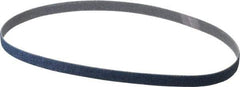 Norton - 1/2" Wide x 24" OAL, 50 Grit, Zirconia Alumina Abrasive Belt - Zirconia Alumina, Coarse, Coated, Y Weighted Cloth Backing, Series R821 - USA Tool & Supply