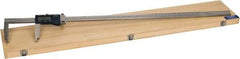 Fowler - 0 to 1,000mm Range, 0.01mm Resolution, Electronic Caliper - 4.9" Jaws, 10mm Accuracy, Serial Output - USA Tool & Supply