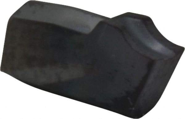 Kennametal - A2040 CF KC5025 Grade, 0.1575" Cutting Width, Carbide Cutoff Insert - 0° Neutral Lead Angle, 0.0079" Cnr Rad, TiAlN Coated - USA Tool & Supply