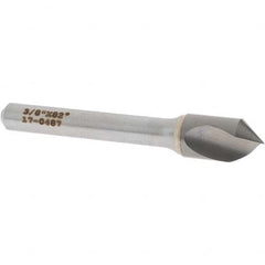 OSG - 3/8" Head Diam, 1/4" Shank Diam, 1 Flute 82° Solid Carbide Countersink - USA Tool & Supply