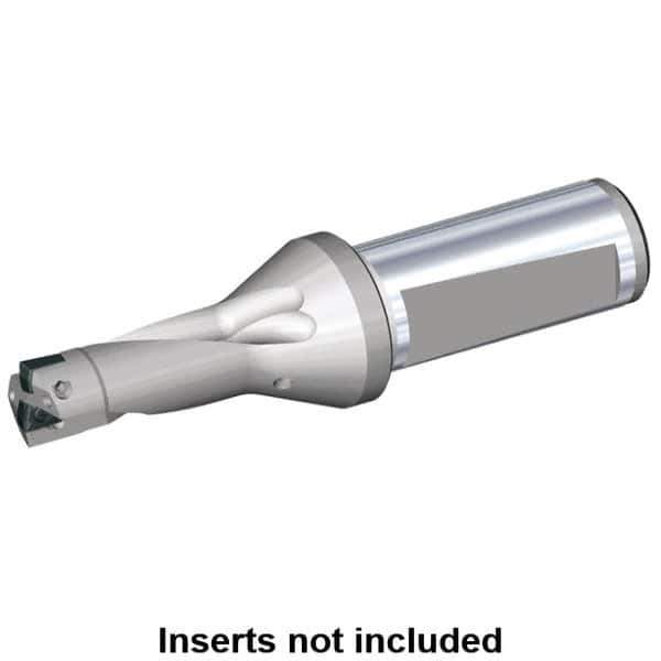 Kennametal - 38mm Max Drill Depth, 2xD, 19mm Diam, Indexable Insert Drill - 2 Inserts, 32mm Shank Diam, Whistle Notch Shank - USA Tool & Supply