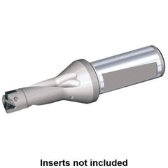 Kennametal - 38mm Max Drill Depth, 2xD, 19mm Diam, Indexable Insert Drill - 2 Inserts, 32mm Shank Diam, Whistle Notch Shank - USA Tool & Supply