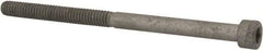 Armor Coat - #8-32 UNC Hex Socket Drive, Socket Cap Screw - Alloy Steel, Armor Coat Finish, Partially Threaded, 2-1/2" Length Under Head - USA Tool & Supply
