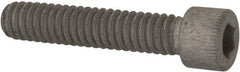 Armor Coat - 1/4-20 UNC Hex Socket Drive, Socket Cap Screw - Alloy Steel, Armor Coat Finish, Fully Threaded, 1-1/4" Length Under Head - USA Tool & Supply