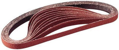 3M - 3-1/2" Wide x 15-1/2" OAL, 80 Grit, Ceramic Abrasive Belt - Ceramic, Medium, Coated, X Weighted Cloth Backing, Series 747D - USA Tool & Supply