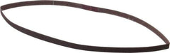 Norton - 1/4" Wide x 18" OAL, 180 Grit, Aluminum Oxide Abrasive Belt - Aluminum Oxide, Very Fine, Coated, Series R228 - USA Tool & Supply