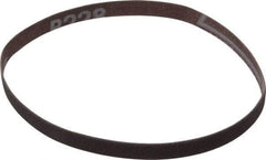 Norton - 3/8" Wide x 13" OAL, 240 Grit, Aluminum Oxide Abrasive Belt - Aluminum Oxide, Very Fine, Coated, Series R228 - USA Tool & Supply