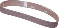 Norton - 1" Wide x 18" OAL, 60 Grit, Aluminum Oxide Abrasive Belt - Aluminum Oxide, Medium, Coated, Series R228 - USA Tool & Supply