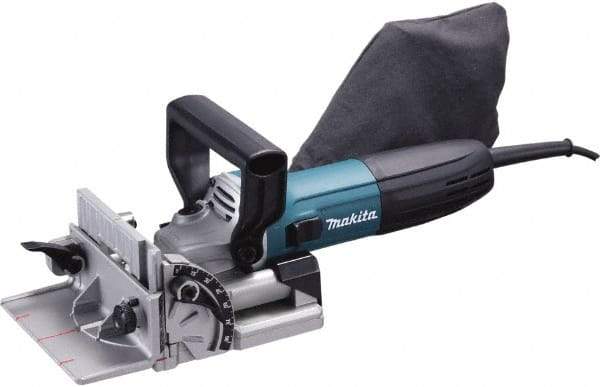 Makita - Power Planers & Joiners Type: Plate Joiner Kit Depth of Cut (Inch): 3/4 - USA Tool & Supply