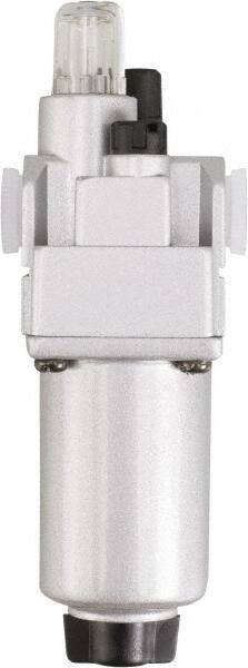 PRO-SOURCE - 1/2" NPT, 290 Max psi Standard Modular Lubricator - Aluminum Bowl, Aluminum Die Cast Body, 200 CFM, 140°F Max Temp, 2-3/4" Wide x 9.45" High - USA Tool & Supply