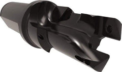 Allied Machine and Engineering - 22 to 24mm Diam, Straight Shank, 25.4mm Body Shank Diam, Combo Chamfer and Countersink Drill - TCMT 110204 Insert, 117.87mm OAL - USA Tool & Supply