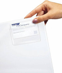 C-LINE - 10 Piece Business Card/ID Protectors - 2" High x 3-1/2" Wide - USA Tool & Supply