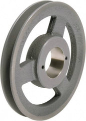 TB Wood's - 1 Groove, 1/2 to 1-1/2 Bore Diam, 11-3/4" Outside Diam, QD Bushed V Belt Sheave - 11.0 A Diam Belt Pitch - USA Tool & Supply