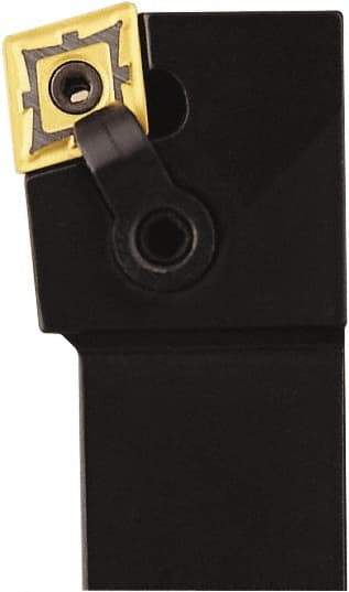 Seco - MCKN, Right Hand Cut, 75° Lead Angle, 1-1/4" Shank Height x 1-1/4" Shank Width, Negative Rake Indexable Turning Toolholder - 6" OAL, CNMG 643 Insert Compatibility, Series Multi-Directional Turning (MDT) - USA Tool & Supply