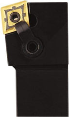 Seco - MCKN, Right Hand Cut, 75° Lead Angle, 1-1/4" Shank Height x 1-1/4" Shank Width, Negative Rake Indexable Turning Toolholder - 6" OAL, CNMG 643 Insert Compatibility, Series Multi-Directional Turning (MDT) - USA Tool & Supply