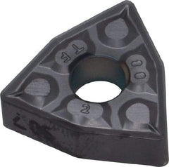 Iscar - WNMG432 TF Grade IC907 Carbide Turning Insert - TiAlN/TiN Finish, 80° Trigon, 1/2" Inscr Circle, 3/16" Thick, 1/32" Corner Radius - USA Tool & Supply