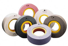 Camel Grinding Wheels - 20" Diam x 10" Hole x 3" Wide Centerless & Cylindrical Grinding Wheel - 46 Grit, Aluminum Oxide, Type 7, Coarse Grade, Vitrified Bond, Two Side Recess - USA Tool & Supply