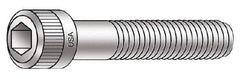 Armor Coat - #10-24 UNC Hex Socket Drive, Socket Cap Screw - Alloy Steel, Armor Coat Finish, Fully Threaded, 1" Length Under Head - USA Tool & Supply
