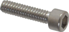Made in USA - #2-56 UNC Hex Socket Drive, Socket Cap Screw - Grade 18-8 Stainless Steel, Uncoated, 3/8" Length Under Head - USA Tool & Supply