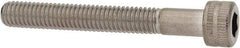 Made in USA - #10-32 UNF Hex Socket Drive, Socket Cap Screw - Grade 18-8 Stainless Steel, Uncoated, 1-1/2" Length Under Head - USA Tool & Supply