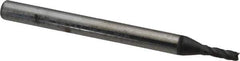 Niagara Cutter - 1/16", 3/16" LOC, 1/8" Shank Diam, 1-1/2" OAL, 4 Flute, Solid Carbide Square End Mill - Single End, Diamond Finish, Spiral Flute, 30° Helix, Right Hand Cut, Right Hand Flute, Series DIA430 - USA Tool & Supply