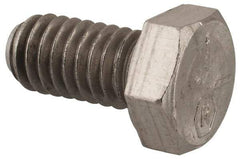 Made in USA - 5/16-18 UNC, 5/8" Length Under Head Hex Head Cap Screw - Grade 18-8 Stainless Steel, Uncoated, 1/2" Hex - USA Tool & Supply