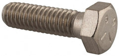 Made in USA - 5/16-18 UNC, 1-1/8" Length Under Head Hex Head Cap Screw - USA Tool & Supply