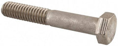 Made in USA - 5/16-18 UNC, 2" Length Under Head Hex Head Cap Screw - Grade 18-8 Stainless Steel, Uncoated, 1/2" Hex - USA Tool & Supply