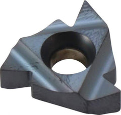 Carmex - 22IR Internal Right Hand 7-5 Partial Profile 60° Laydown Threading Insert - Grade BMA, TiAlN Coated Carbide - USA Tool & Supply