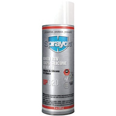 Sprayon - 8 oz Automotive Gasket Sealant - 122°F Max, White, Comes in Aerosol Can - USA Tool & Supply