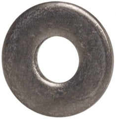 Made in USA - #0 Screw, Grade 300 Stainless Steel Standard Flat Washer - 0.078" ID x 0.188" OD, 0.016" Thick, Passivated Finish, Meets Military Specifications - USA Tool & Supply