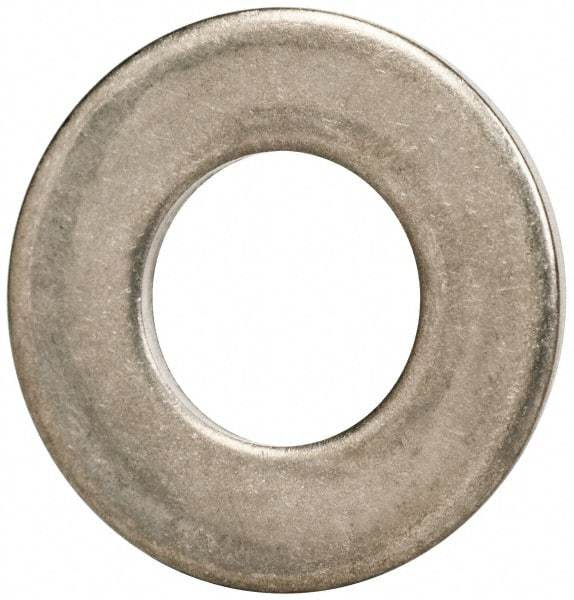 Made in USA - 3/8" Screw, Grade 300 Stainless Steel Standard Flat Washer - 0.405" ID x 0.812" OD, 0.051" Thick, Passivated Finish, Meets Military Specifications - USA Tool & Supply