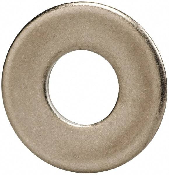 Made in USA - 3/8" Screw, Grade 300 Stainless Steel Standard Flat Washer - 0.438" ID x 1" OD, 0.064" Thick, Passivated Finish, Meets Military Specifications - USA Tool & Supply