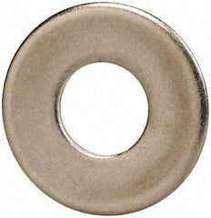 Made in USA - 3/8" Screw, Grade 300 Stainless Steel Standard Flat Washer - 0.438" ID x 1" OD, 0.064" Thick, Passivated Finish, Meets Military Specifications - USA Tool & Supply